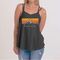 Distressed Colorado Pikes Peak Summer Edition Women's Strappy Tank