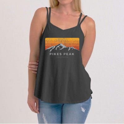 Distressed Colorado Pikes Peak Summer Edition Women's Strappy Tank