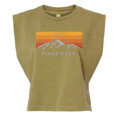 Distressed Colorado Pikes Peak Summer Edition Garment-Dyed Women's Muscle Tee