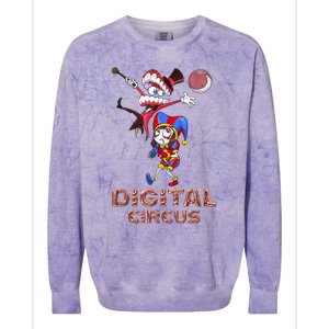 Digital Circus Pomni Funny Ragatha Jax Digitalcircus Colorblast Crewneck Sweatshirt