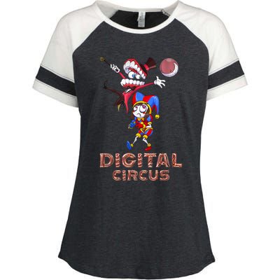 Digital Circus Pomni Funny Ragatha Jax Digitalcircus Enza Ladies Jersey Colorblock Tee