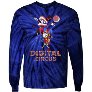 Digital Circus Pomni Funny Ragatha Jax Digitalcircus Tie-Dye Long Sleeve Shirt