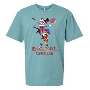 Digital Circus Pomni Funny Ragatha Jax Digitalcircus Sueded Cloud Jersey T-Shirt