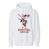 Digital Circus Pomni Funny Ragatha Jax Digitalcircus Garment-Dyed Fleece Hoodie