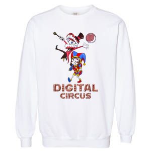 Digital Circus Pomni Funny Ragatha Jax Digitalcircus Garment-Dyed Sweatshirt