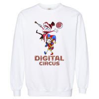 Digital Circus Pomni Funny Ragatha Jax Digitalcircus Garment-Dyed Sweatshirt