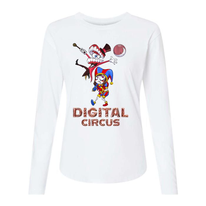 Digital Circus Pomni Funny Ragatha Jax Digitalcircus Womens Cotton Relaxed Long Sleeve T-Shirt