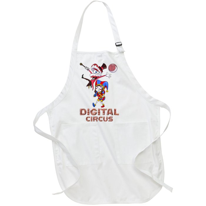 Digital Circus Pomni Funny Ragatha Jax Digitalcircus Full-Length Apron With Pockets