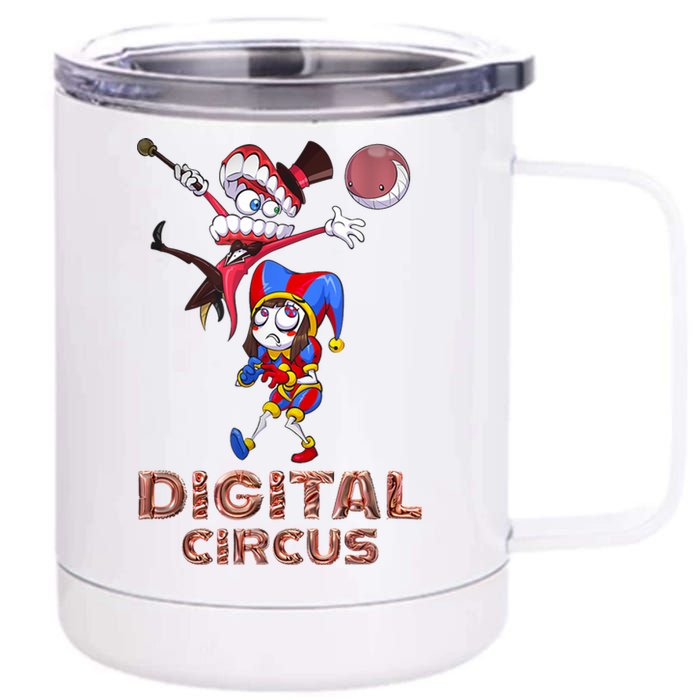 Digital Circus Pomni Funny Ragatha Jax Digitalcircus 12 oz Stainless Steel Tumbler Cup