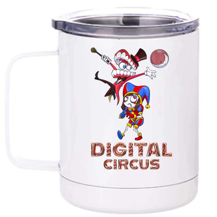 Digital Circus Pomni Funny Ragatha Jax Digitalcircus 12 oz Stainless Steel Tumbler Cup