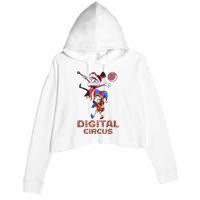 Digital Circus Pomni Funny Ragatha Jax Digitalcircus Crop Fleece Hoodie