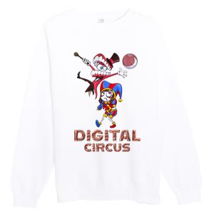 Digital Circus Pomni Funny Ragatha Jax Digitalcircus Premium Crewneck Sweatshirt