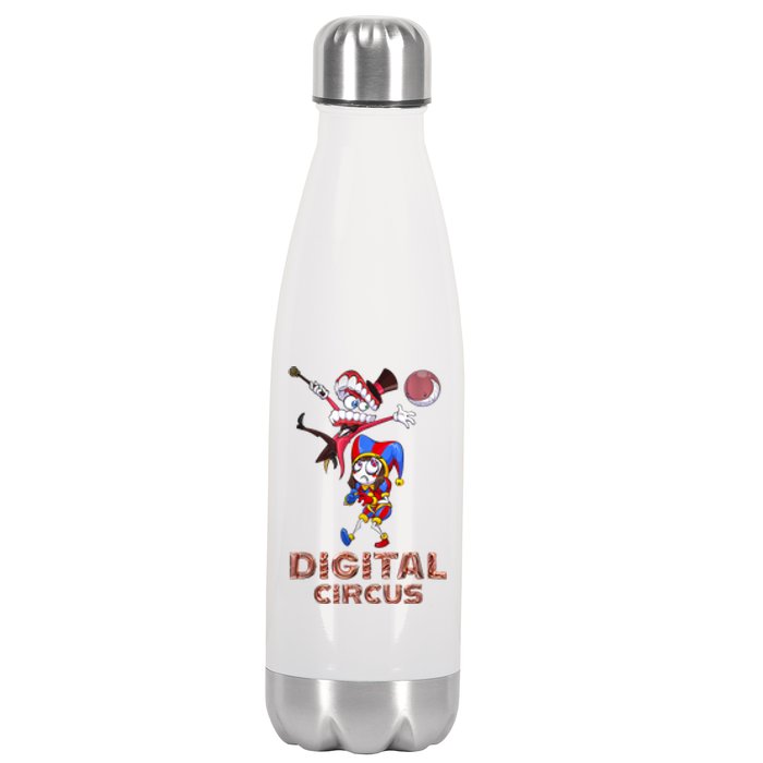 Digital Circus Pomni Funny Ragatha Jax Digitalcircus Stainless Steel Insulated Water Bottle