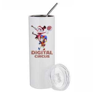 Digital Circus Pomni Funny Ragatha Jax Digitalcircus Stainless Steel Tumbler