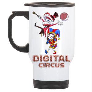 Digital Circus Pomni Funny Ragatha Jax Digitalcircus Stainless Steel Travel Mug