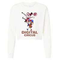 Digital Circus Pomni Funny Ragatha Jax Digitalcircus Cropped Pullover Crew