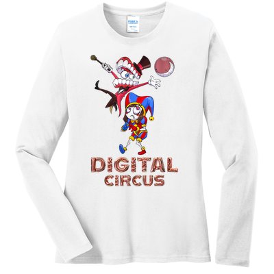 Digital Circus Pomni Funny Ragatha Jax Digitalcircus Ladies Long Sleeve Shirt