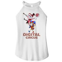 Digital Circus Pomni Funny Ragatha Jax Digitalcircus Women's Perfect Tri Rocker Tank