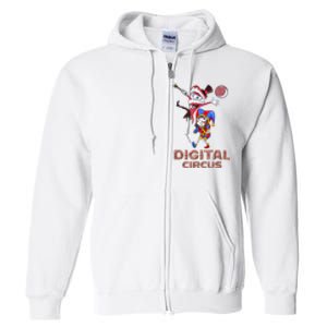 Digital Circus Pomni Funny Ragatha Jax Digitalcircus Full Zip Hoodie