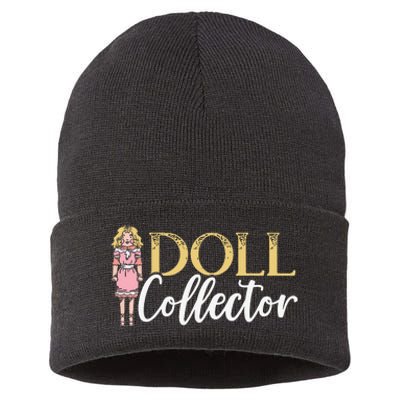 Doll Collector Plangonologist Doll Collecting Toys Sustainable Knit Beanie