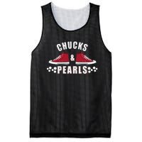 Democratic Campaign Political Rally Merch Chucks Pearls 2024 Mesh Reversible Basketball Jersey Tank