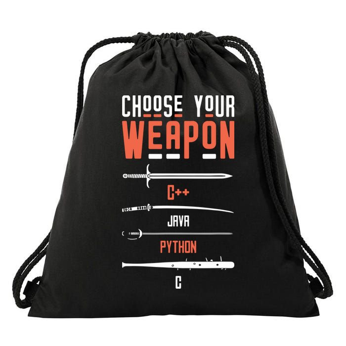 Developer Coder Programming Software Engineer Programmer Drawstring Bag