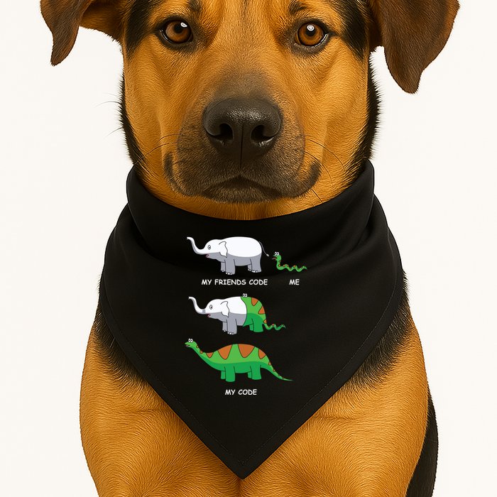 Developer Coder Programming Software Engineer Programmer USA-Made Doggie Bandana