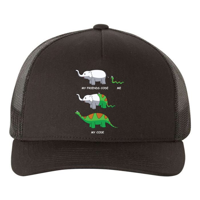 Developer Coder Programming Software Engineer Programmer Yupoong Adult 5-Panel Trucker Hat