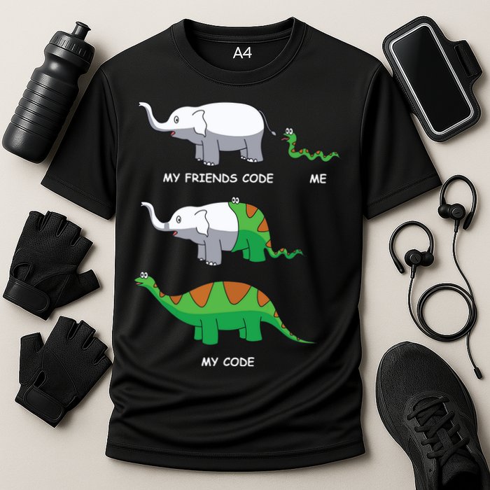 Developer Coder Programming Software Engineer Programmer Performance Shirt
