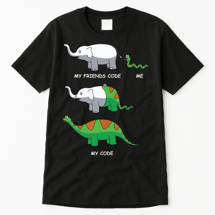 Developer Coder Programming Software Engineer Programmer Tall T-Shirt