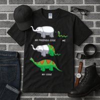 Developer Coder Programming Software Engineer Programmer Tall T-Shirt