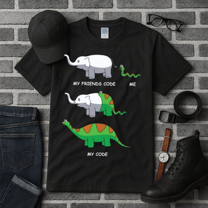 Developer Coder Programming Software Engineer Programmer Tall T-Shirt