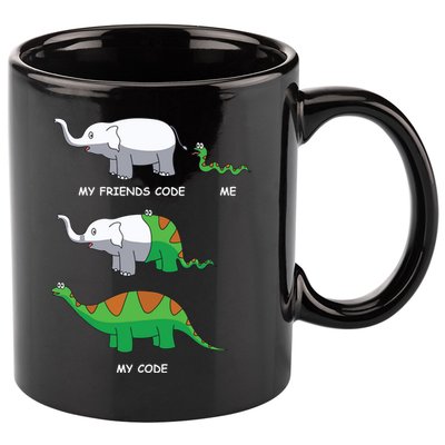 Developer Coder Programming Software Engineer Programmer 11oz C Handle Ceramic Mug