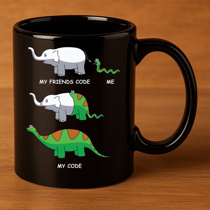 Developer Coder Programming Software Engineer Programmer 11oz C Handle Ceramic Mug