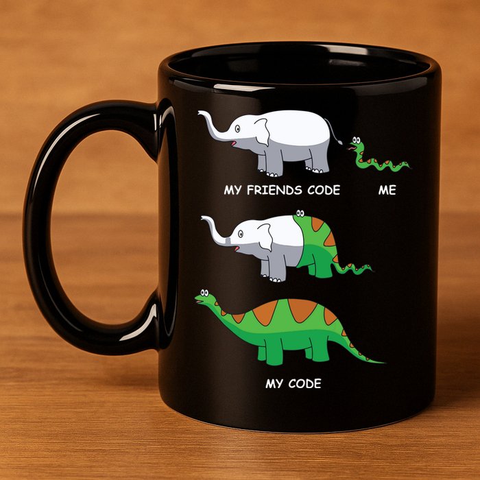 Developer Coder Programming Software Engineer Programmer 11oz C Handle Ceramic Mug