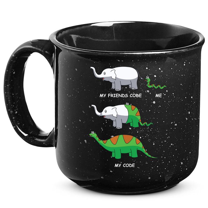 Developer Coder Programming Software Engineer Programmer 15oz Campfire Ceramic Mug