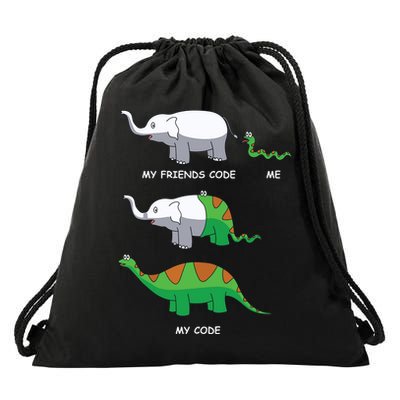 Developer Coder Programming Software Engineer Programmer Drawstring Bag
