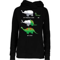 Developer Coder Programming Software Engineer Programmer Womens Funnel Neck Pullover Hood