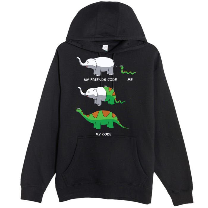 Developer Coder Programming Software Engineer Programmer Premium Pullover Hoodie