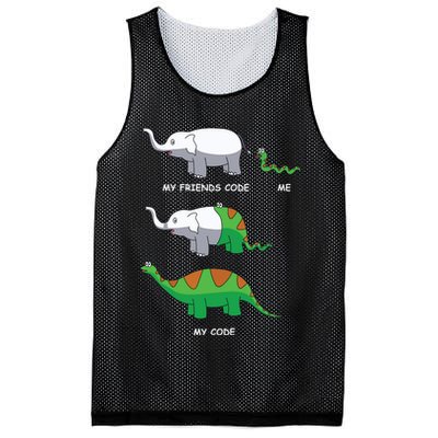Developer Coder Programming Software Engineer Programmer Mesh Reversible Basketball Jersey Tank