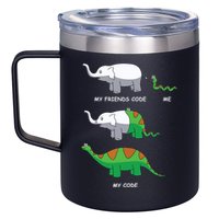 Developer Coder Programming Software Engineer Programmer 12oz Stainless Steel Coffee Mug