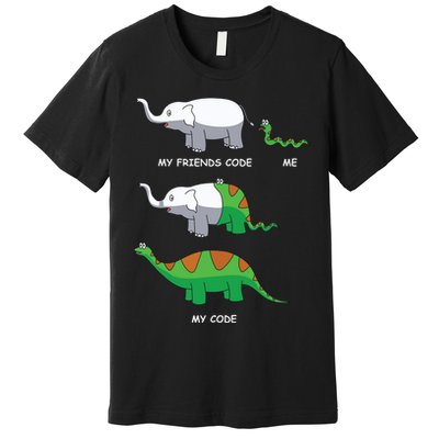 Developer Coder Programming Software Engineer Programmer Premium T-Shirt