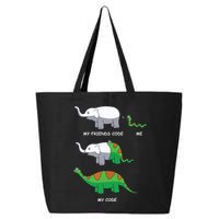 Developer Coder Programming Software Engineer Programmer 25L Jumbo Tote