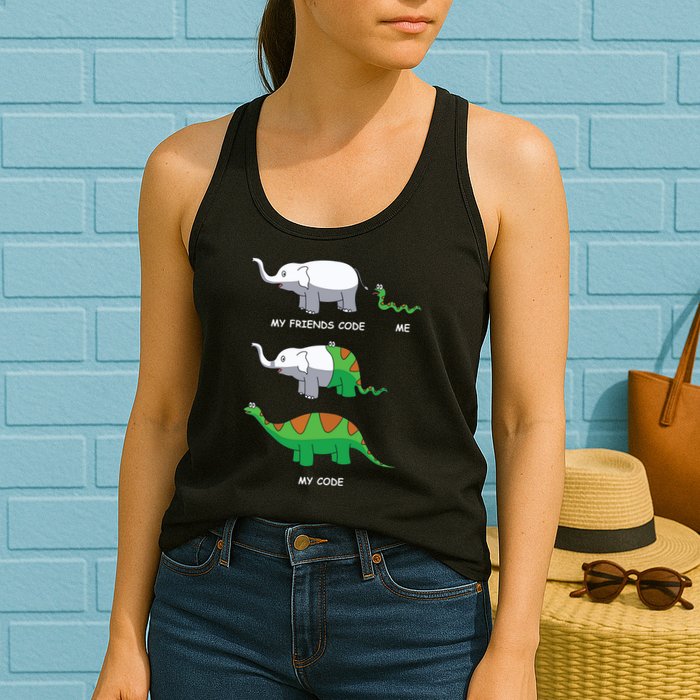 Developer Coder Programming Software Engineer Programmer Womens Tank Top