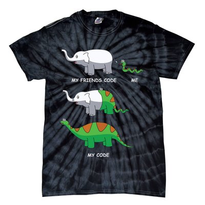 Developer Coder Programming Software Engineer Programmer Tie-Dye T-Shirt
