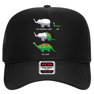 Developer Coder Programming Software Engineer Programmer Trucker Hat
