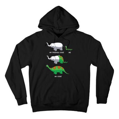 Developer Coder Programming Software Engineer Programmer Tall Hoodie