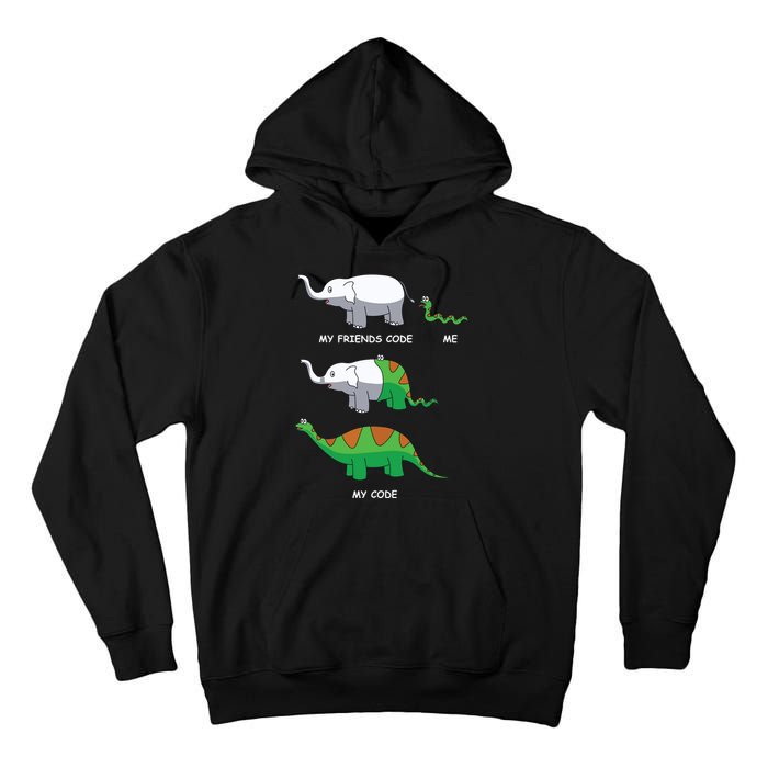 Developer Coder Programming Software Engineer Programmer Tall Hoodie