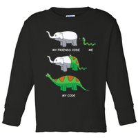 Developer Coder Programming Software Engineer Programmer Toddler Long Sleeve Shirt