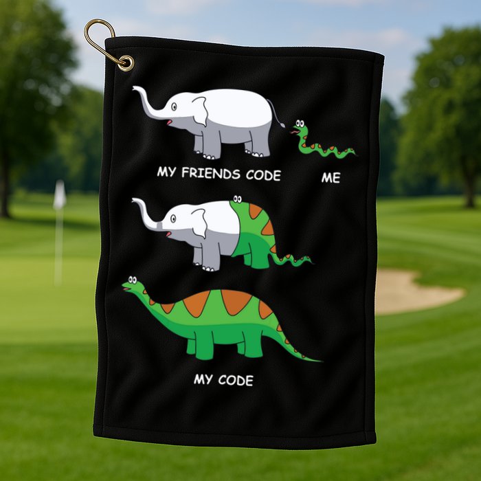 Developer Coder Programming Software Engineer Programmer Golf Towel